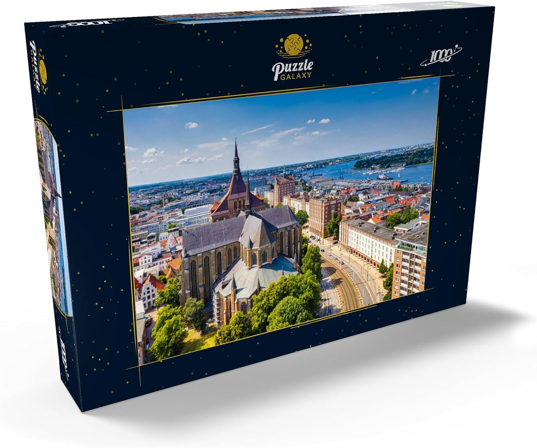 Rostock an einem sonnigen Sommertag - Premium 1000 Teile Puzzle - MyPuzzle Sonderkollektion von Puzz