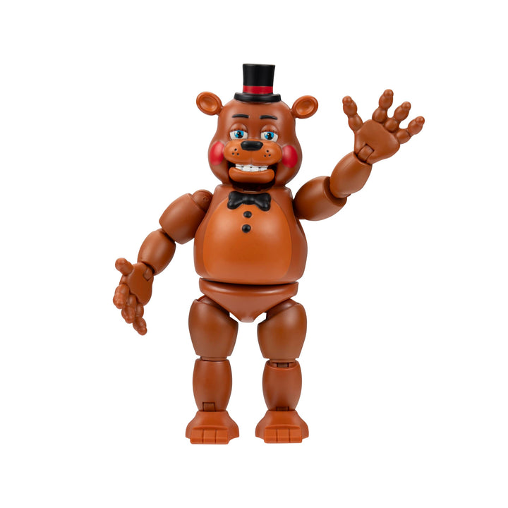 Five Nights at Freddy’s FNF0002 - Toy Freddy - 12,5 cm - bewegliche Figur mit Schreckfunktion und Au