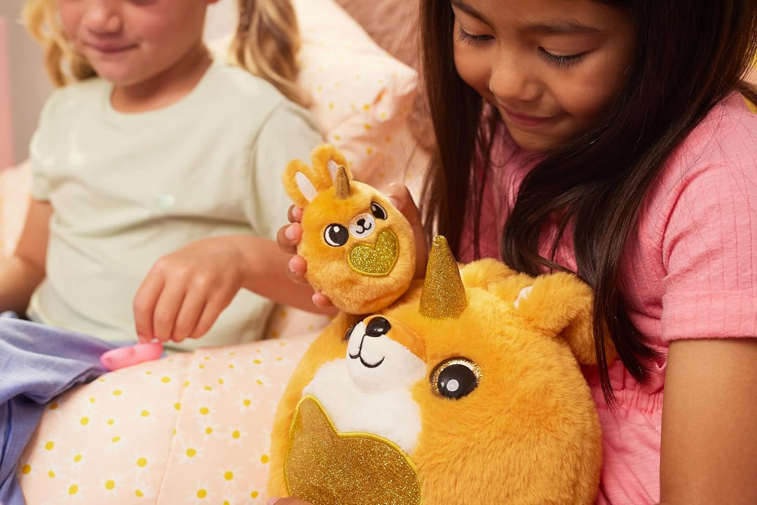 Rainbocorns Mamacorn Surprise (SKIPPOO) von ZURU, Plüschspielzeug zum Sammeln für Mädchen ab 3 Jahre