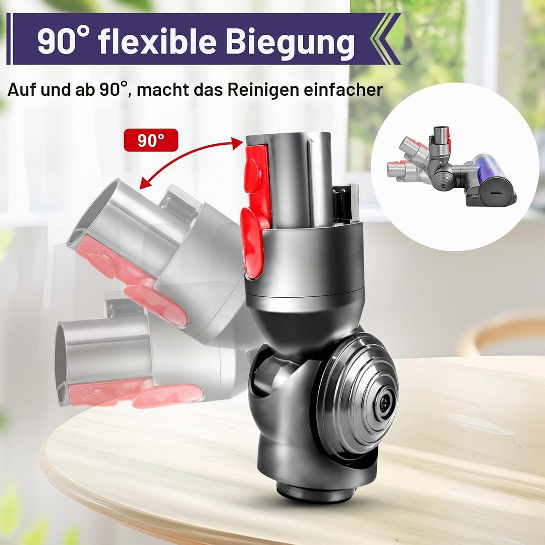 Chuancheng 50 W Direktantriebskopfanschluss für Dyson V8 V10 Staubsauger Bodenbürste Anschlusskopf E