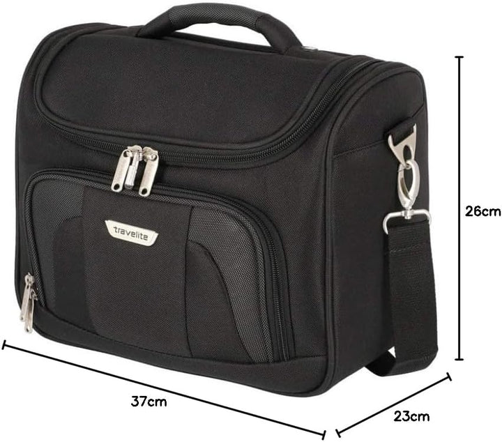 Travelite paklite Handgepäck Kulturtasche mit Aufsteckfunktion, Gepäck Serie Orlando: Klassisches We