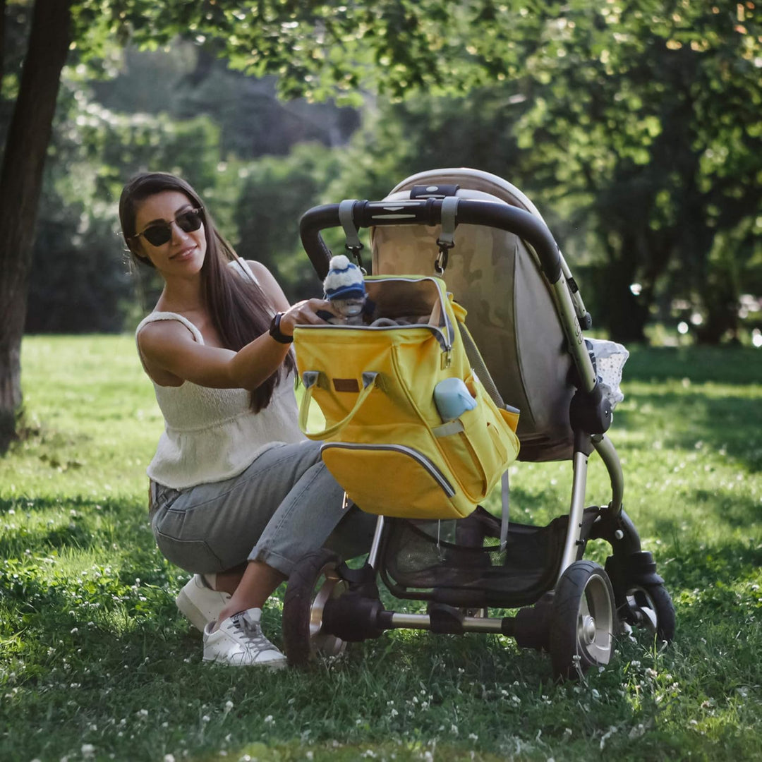 NEVEQ Baby Wickelrucksack, Babytasche für Reise, Wickeltasche Grosse Kapazität, Multifach Reise Ruck