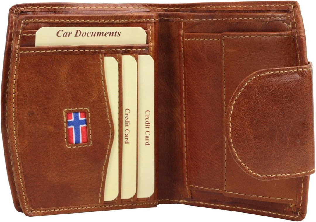 Greenburry Expedition Geldbörse cognac, 532-24