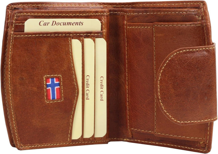 Greenburry Expedition Geldbörse cognac, 532-24