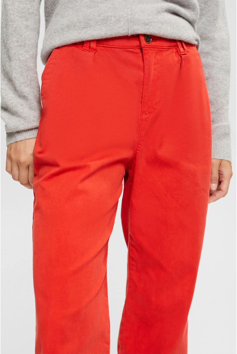 ESPRIT Damen Hose, 635/Orange Red