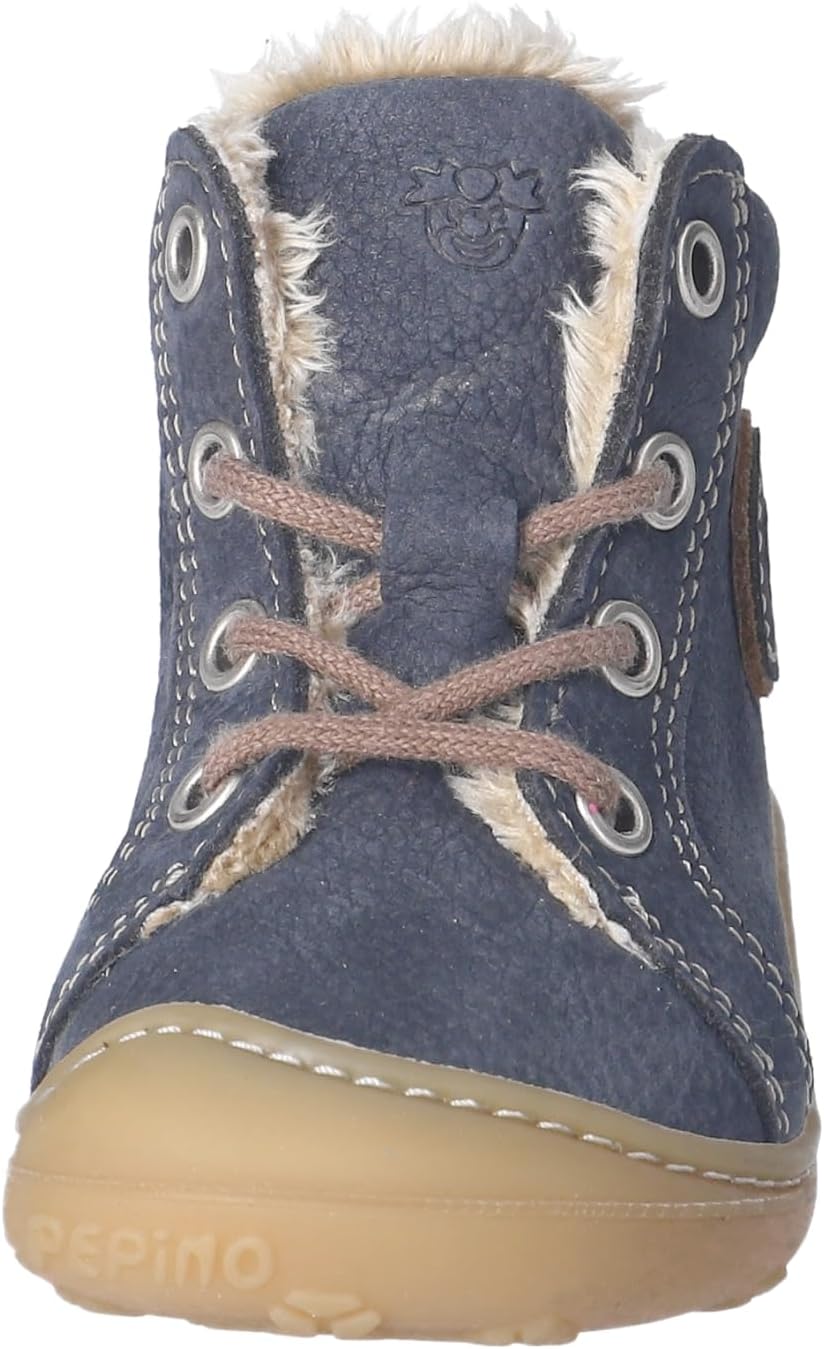 RICOSTA Mädchen und Jungen Lauflernschuhe GEORGIE, WMS:Mittel,lose Einlage 18 EU Blau 180, 18 EU Bla