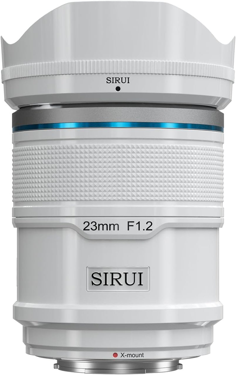 SIRUI Sniper 23 mm Autofokus-Objektiv, F1.2 Weitwinkel-APS-C Kameraobjektiv (X-Halterung, weiss) 23m