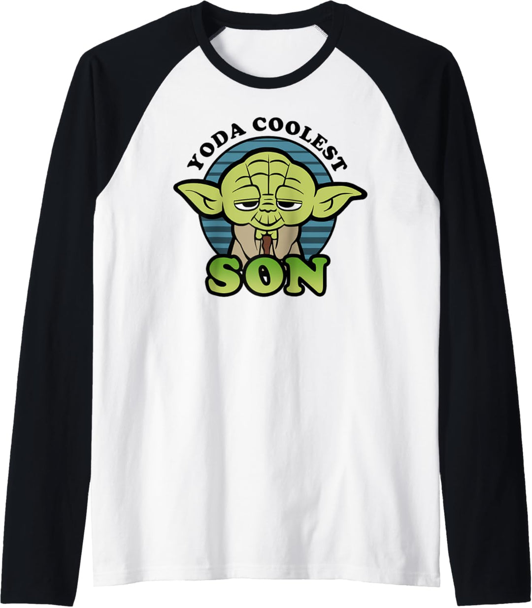 Star Wars Yoda Coolest Son Cartoon Raglan