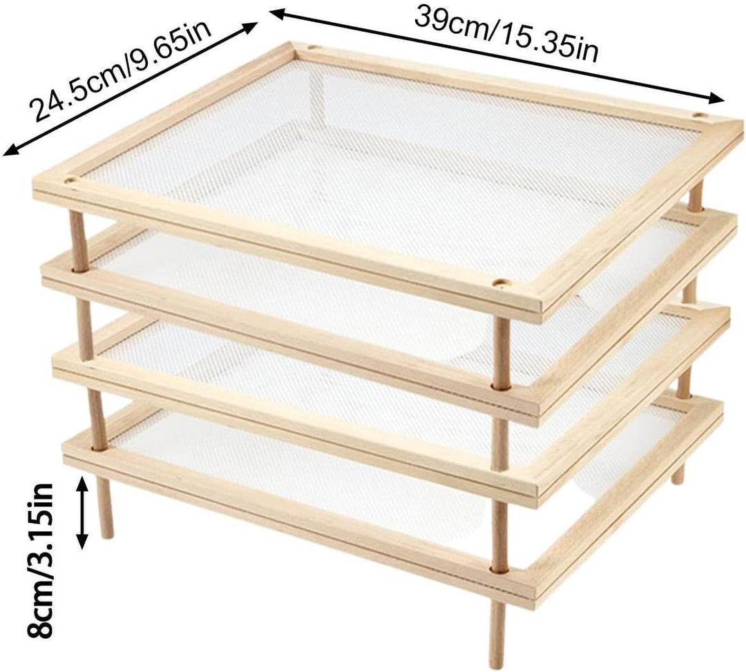 39×24.5cm Pasta Trockengestell, Stapelbarer Nudel Trockengestell, Trockenplatte Für Pasta, Kräutertr