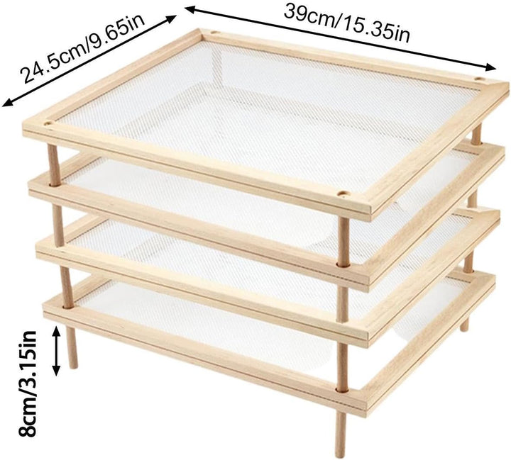 39×24.5cm Pasta Trockengestell, Stapelbarer Nudel Trockengestell, Trockenplatte Für Pasta, Kräutertr