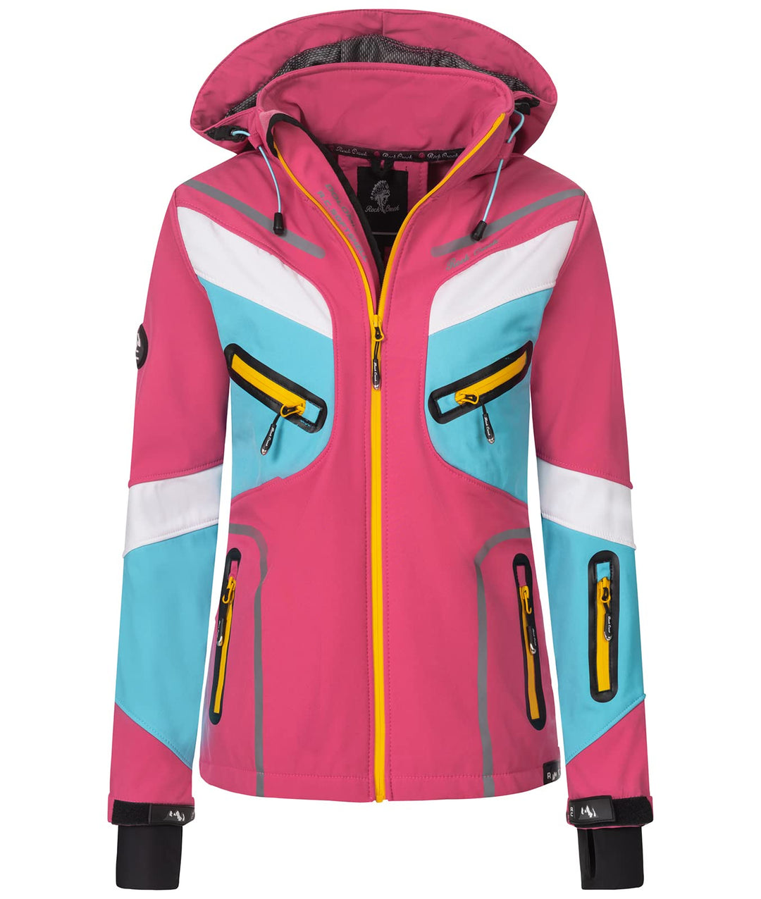 Rock Creek Damen Softshell Jacke Windbreaker D-465 XS Rosa, XS Rosa