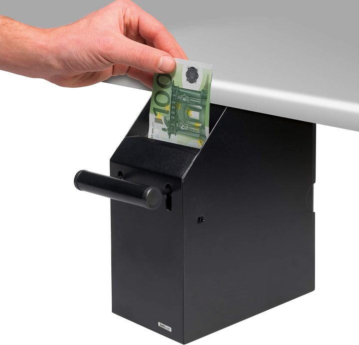 Safescan 4100 POS Safe (schwarz), sichere und diskrete Aufbewahrung von bis zu 300 Banknoten - perfe