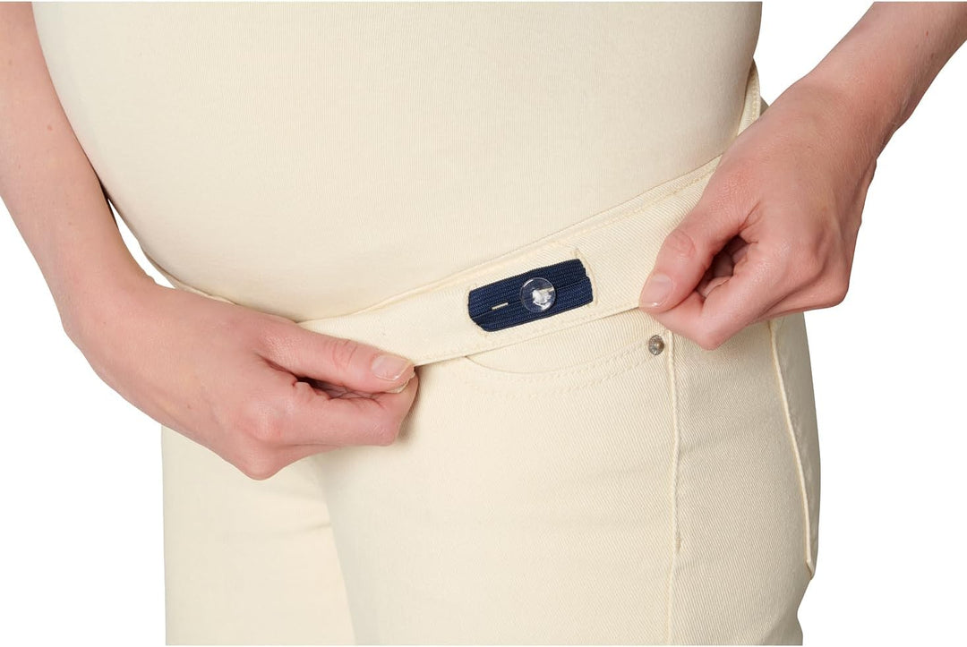 Noppies Damen Azua Mom Fit OTB Jeans 30 White - P989, 30 White - P989