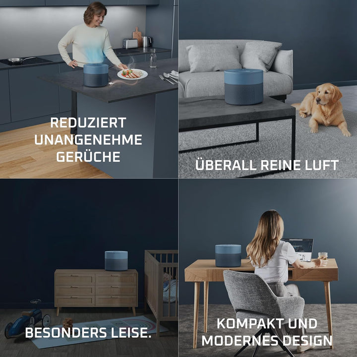 Rowenta Pure Air Mini Luftreiniger, für zu Hause, ultrakompakte Grösse, bis 22 m², extrem leiser Nac