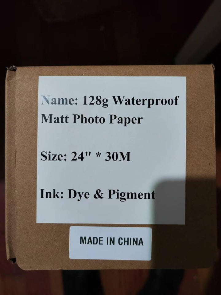 Plotterpapier Rolle matt 128 g/m² 61 cm x 30 m A1 A2 Inkjet Plotter gestrichenes Universalpapier was