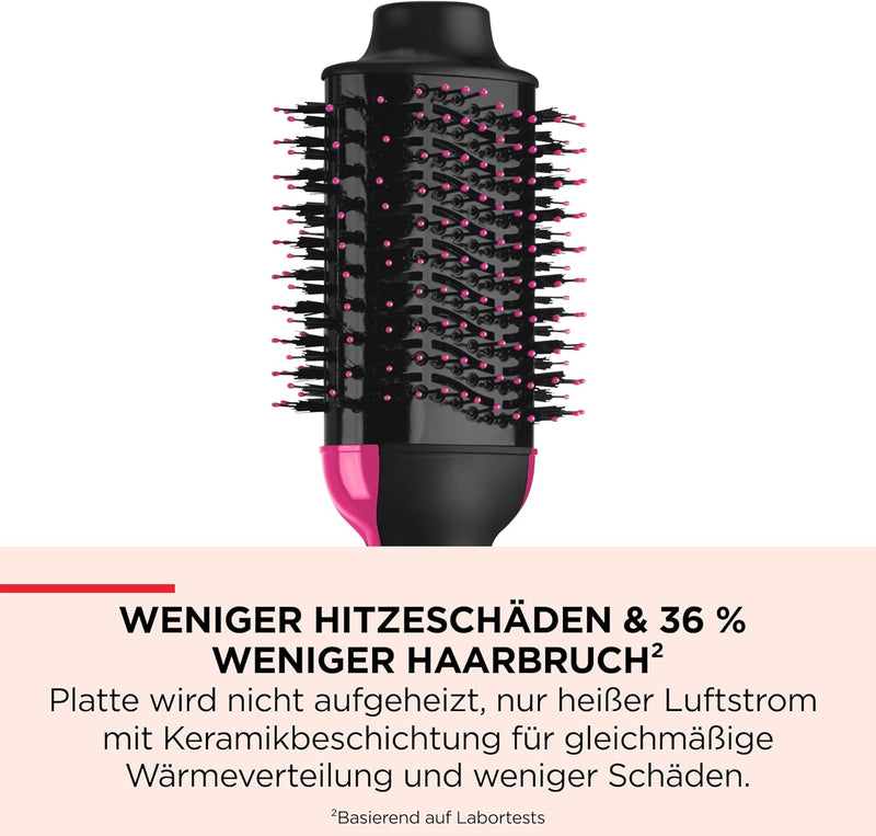 Revlon RVDR5222 Salon One-StepTM Haartrockner und Volumiser mit Kamm zum Abteilen Original mit Kamm