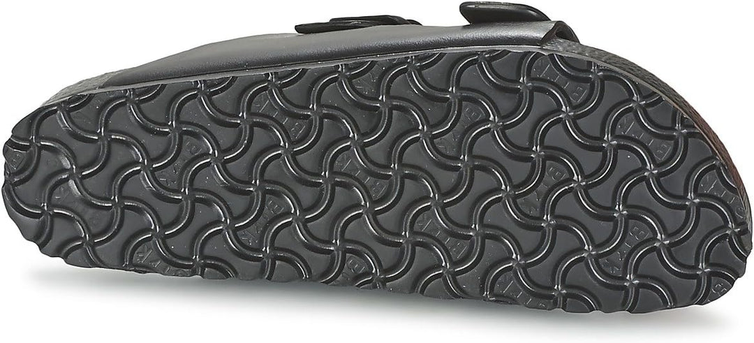 BIRKENSTOCK Herren Arizona Geöltes Leder Weit Pantoletten, 36 EU Schmal Schwarz