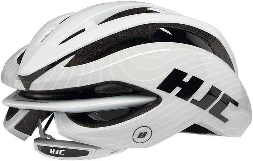 HJC Helmets Unisex – Erwachsene Ibex 2.0 strassenhelm, White Line Grey, L 58~61CM