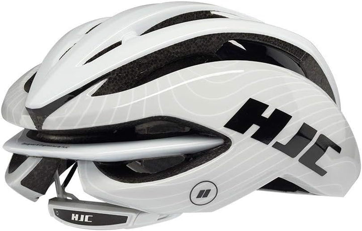 HJC Helmets Unisex – Erwachsene Ibex 2.0 strassenhelm, White Line Grey, L 58~61CM