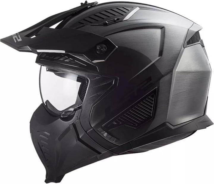 LS2, Jet modularhelme motorrad DRIFTER Jeans titanium 2206, XL