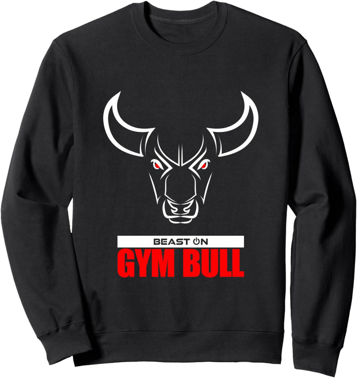 Fitnessstudio Bull Head Red Fitnesstraining, Bodybuilding-Training Sweatshirt