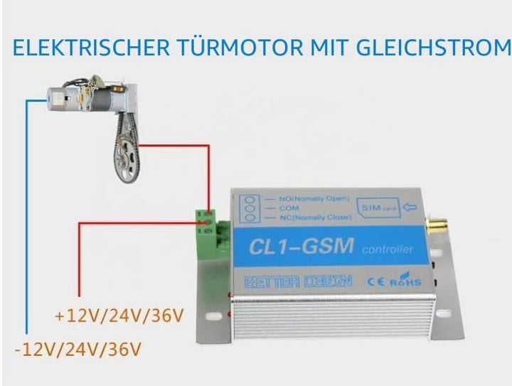 Drahtlose Fernbedienung GSM SMS Smart Home Sicherheitssystem Schalter CL1-GSM Gate Türöffner Operato