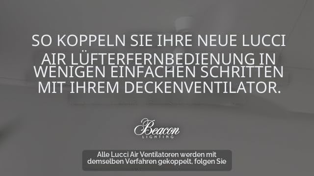 LUCCI AIR Deckenventilator Airfusion Atlanta – 7 Flügel - mit Sommer/Winter Modus –inkl. LED Leuchte