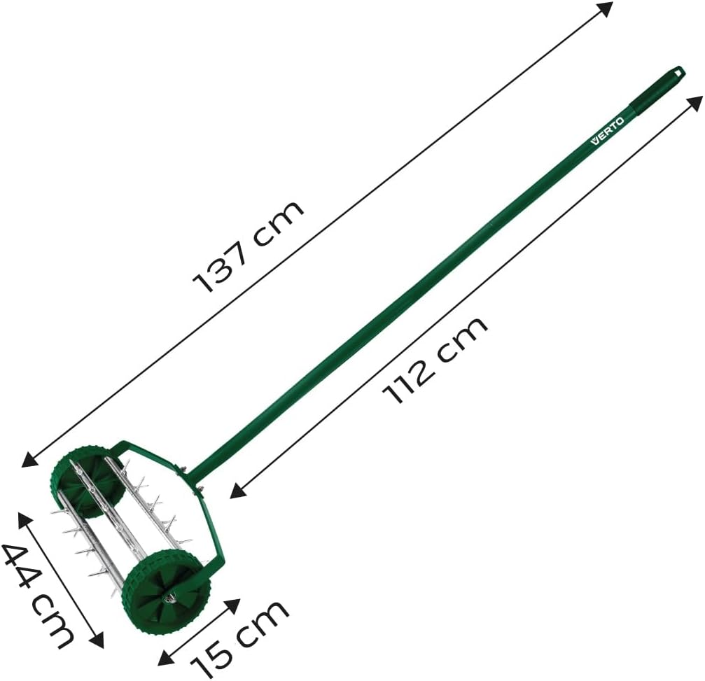 VERTO Hand Rasenlüfter | Rasen-Lüfter | Rasen Pflegen, Rasen Lüften | Entfernt Moos Und Rasenfilz |