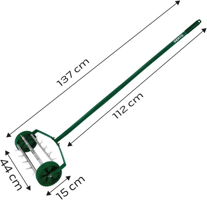 VERTO Hand Rasenlüfter | Rasen-Lüfter | Rasen Pflegen, Rasen Lüften | Entfernt Moos Und Rasenfilz |