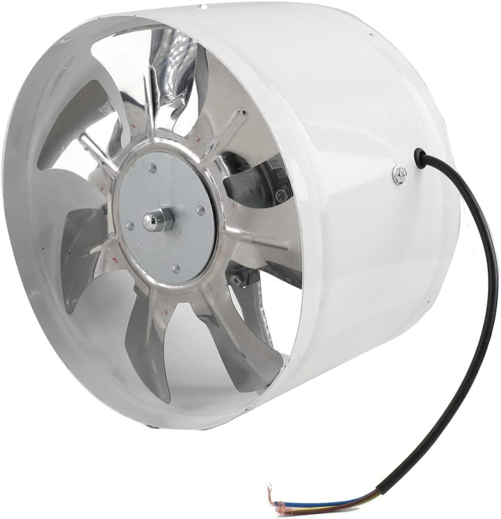 ECUTEE Rohrventilator 12" 300mm Abluftventilator Axiallüfter, Zuluft Abluft Lüfter Axialventilator I
