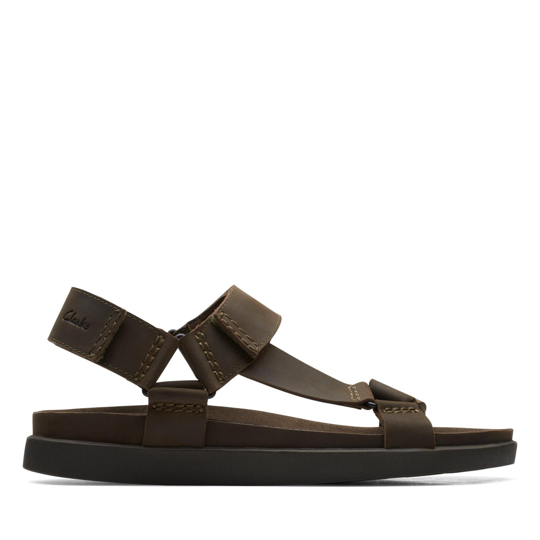 Clarks Herren Sunder RangeSandal 42 EU Black Sde, 42 EU Black Sde