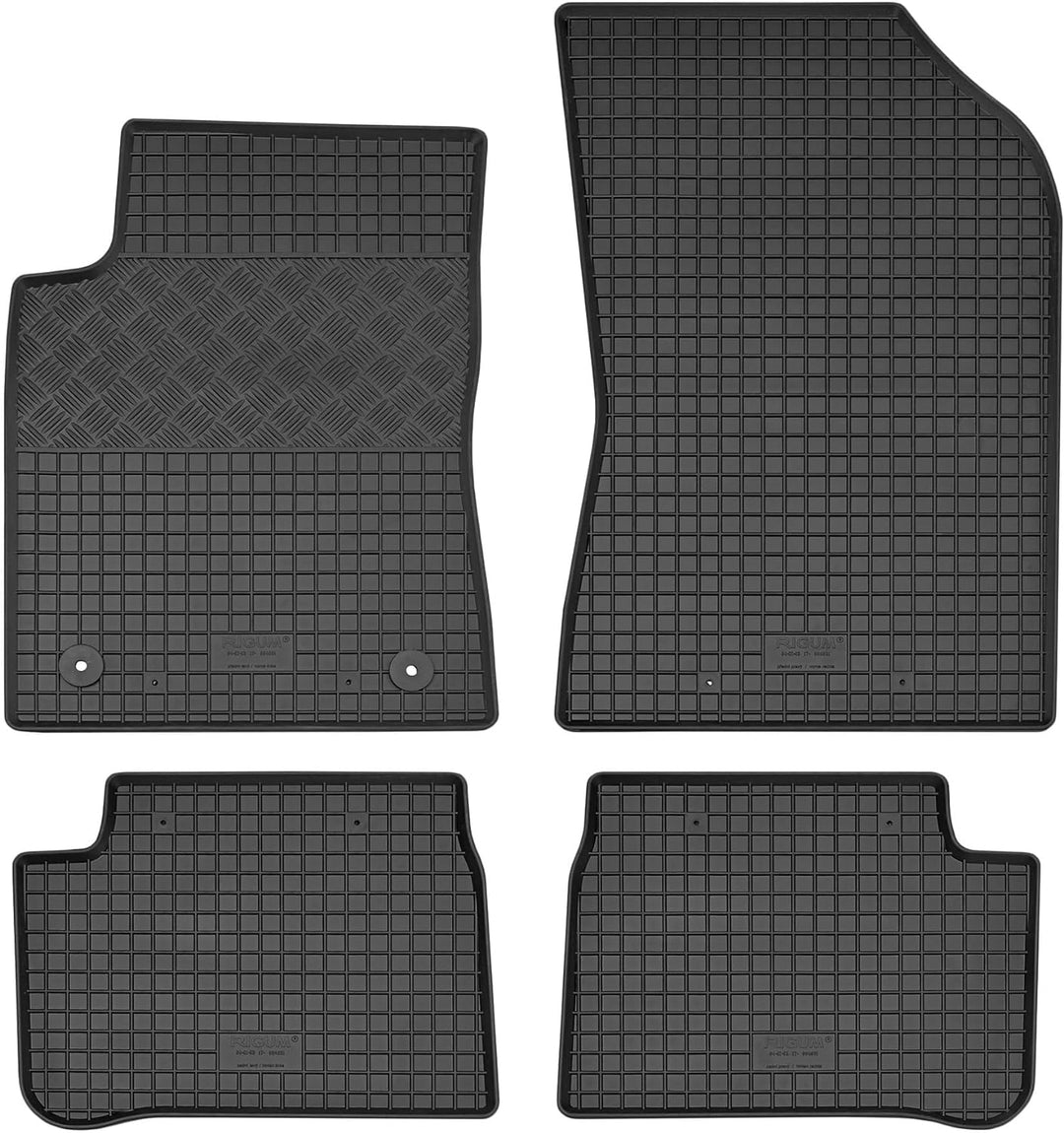 Passgenaue Kofferraumwanne und Gummifussmatten geeignet für Citroen C3 Aircross ab 2017 + Gurtschone