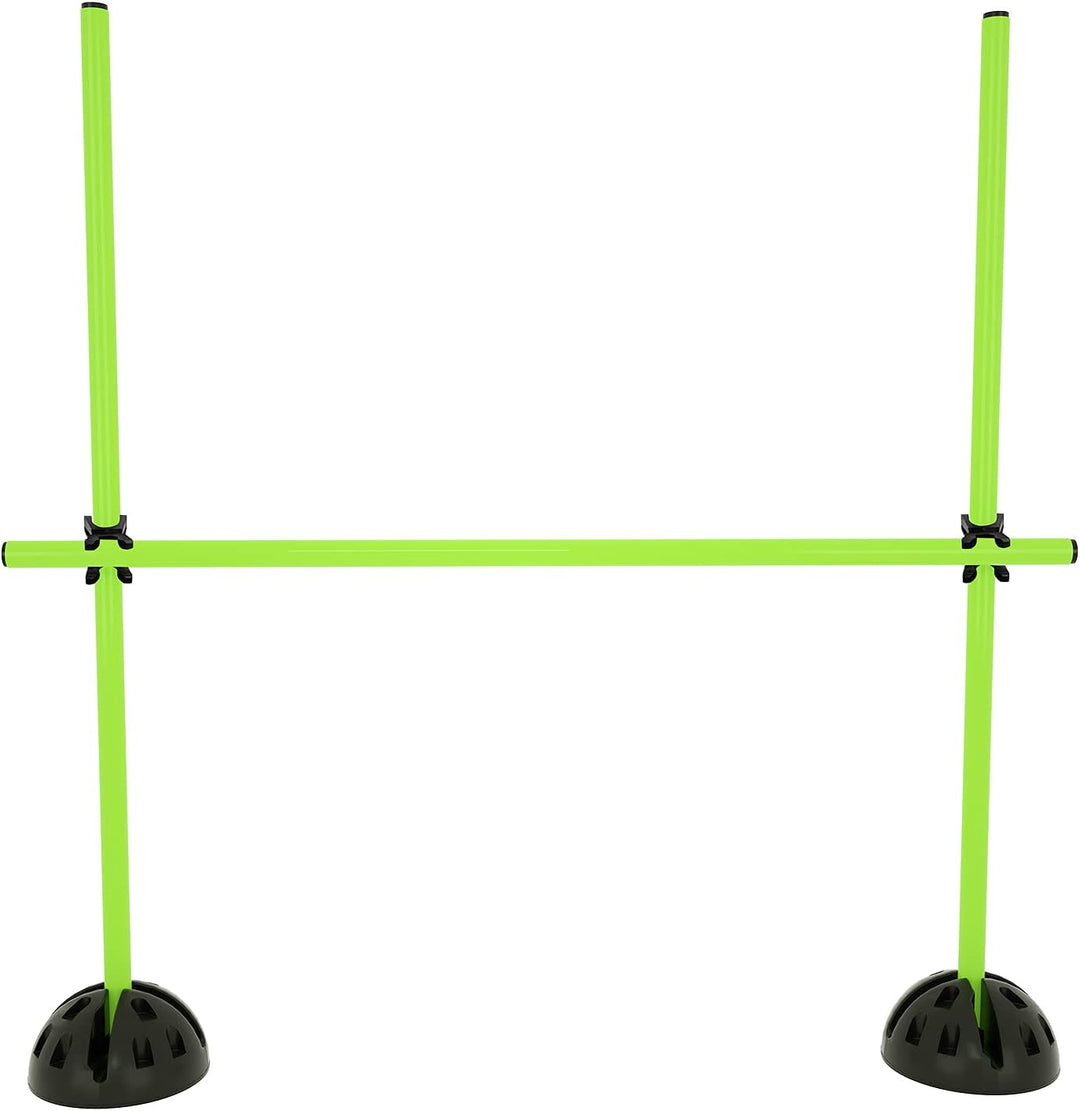 HENGMEI Agility Grid Set Sprungstangen Set Hürdenset Trainingshilfe Training für Hürdenparcours und