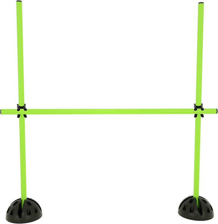 HENGMEI Agility Grid Set Sprungstangen Set Hürdenset Trainingshilfe Training für Hürdenparcours und