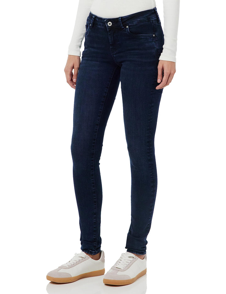 Pepe Jeans Damen Jeans Pixie 24W / 32L Blue (Denim-xv7), 24W / 32L Blue (Denim-xv7)