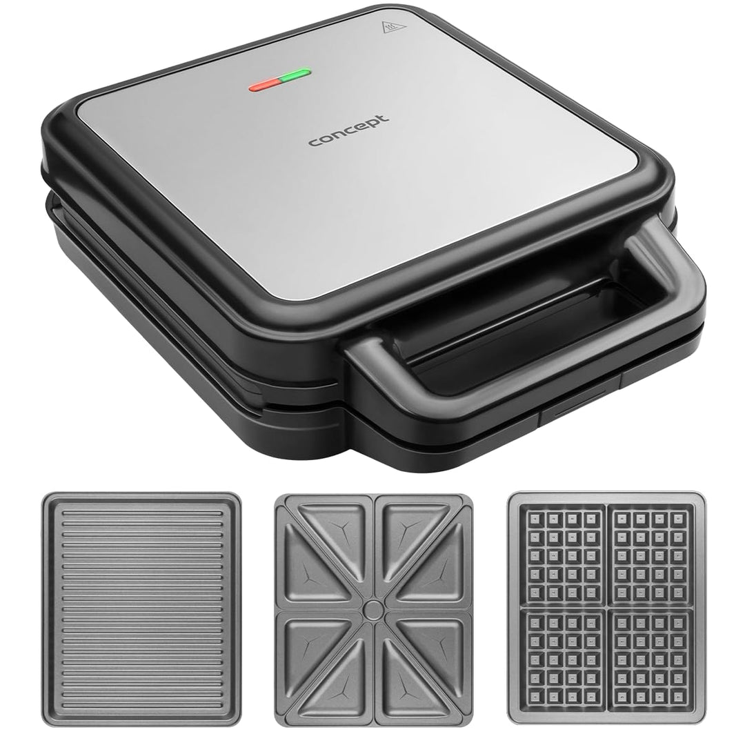 SV3080 Sandwich maker with exchange plates FAMILY 3in1 1200 W