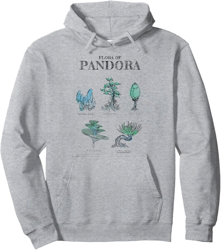 Avatar Floral Of Pandora Textbook Sketches Pullover Hoodie