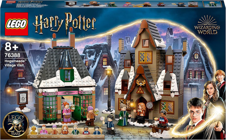 LEGO 76388 Harry Potter Besuch in Hogsmeade Spielzeug für Jungen und Mädchen ab 8 Jahre, Set zum 20.