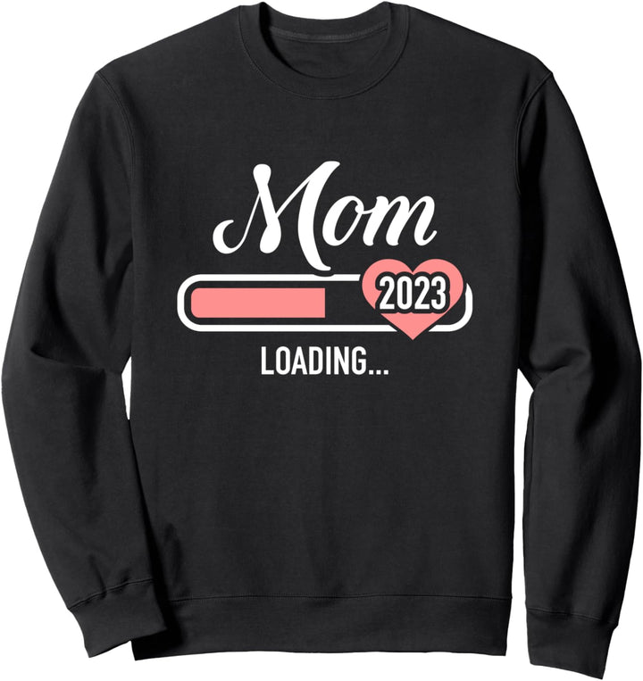 Mutter lädt 2023 für Schwangerschaft Ankündigung Sweatshirt