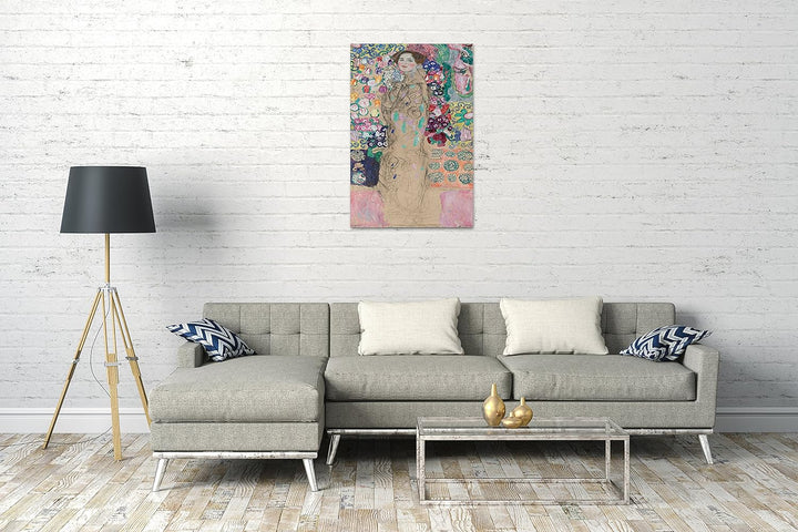 Printed Paintings Leinwand (60x80cm): Gustav Klimt - Ria Munk III (1917) 60x80 cm, 60x80 cm