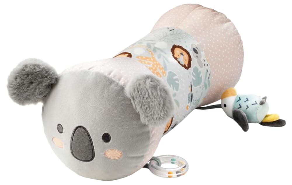 Nuby Tummy Time Animal Adventures Kissen – Bauchzeit – sensorisches Spielzeug – sicherer Spiegel für