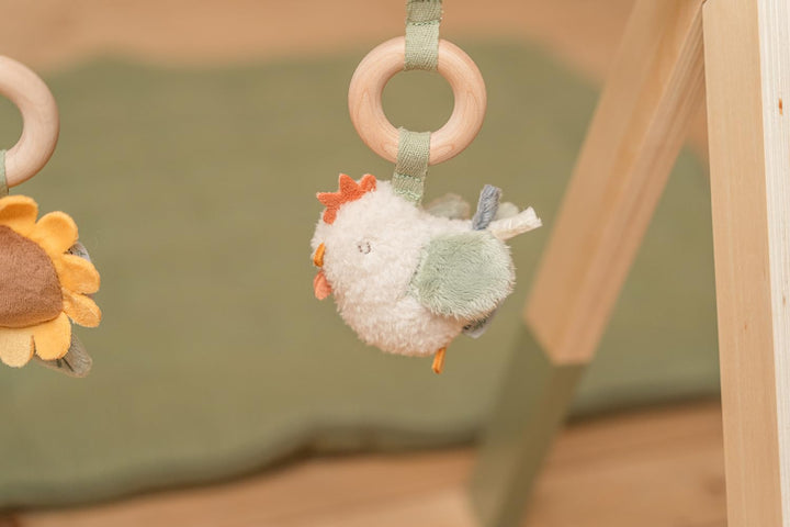Little Dutch Baby Gym Spieltrapez Spielbogen Holz inkl. Anhänger grün - Little Farm