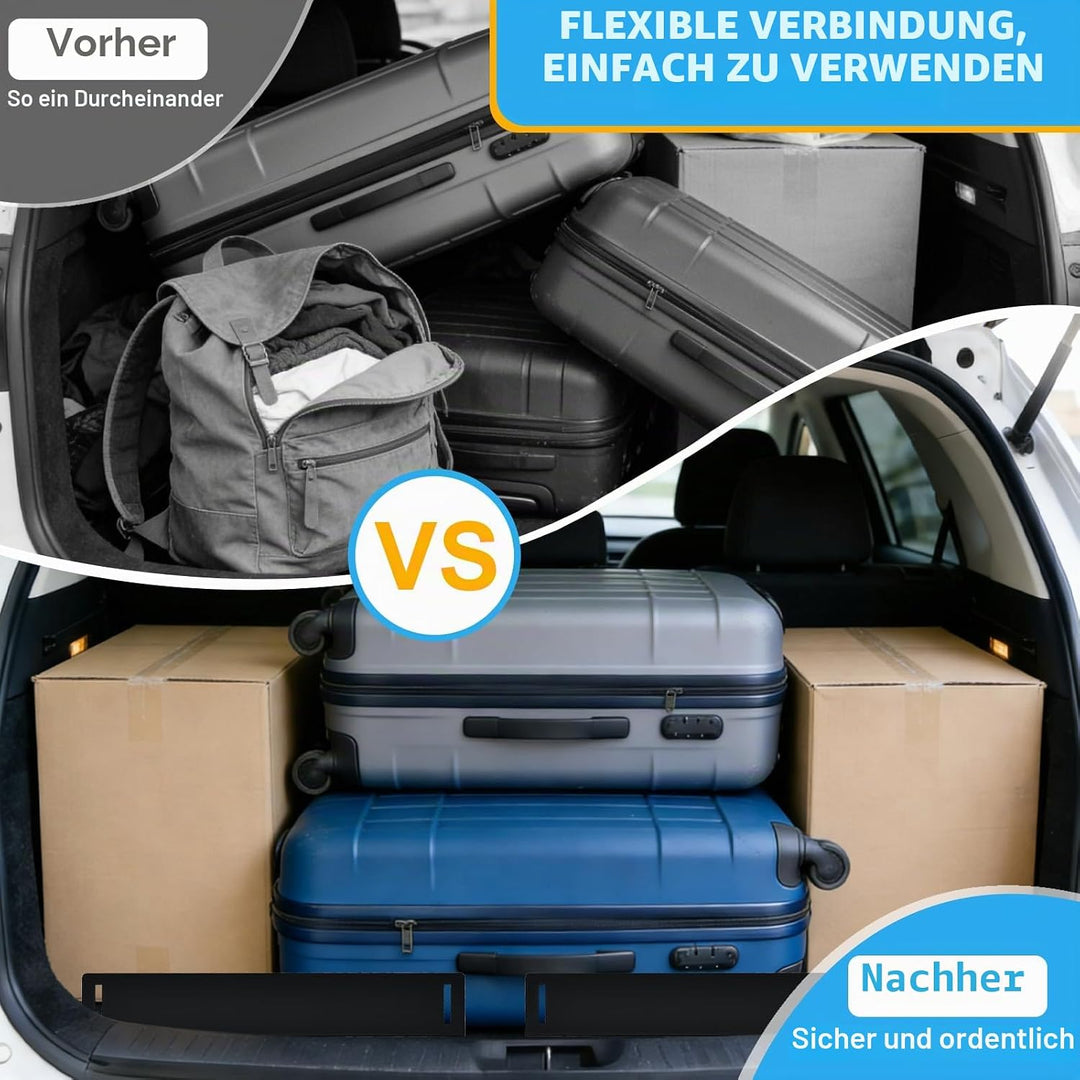 VGECEE 3 Stück Kofferraum Klett Fixierung 30 x 4 x 5cm Auto Gepäckfixierung Kofferraum Klett Cargoel