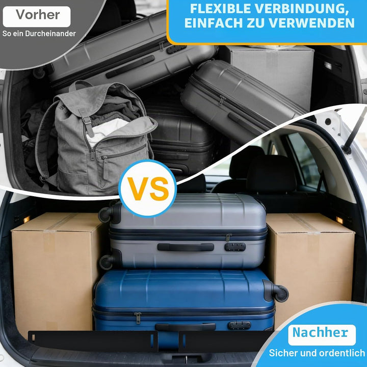 VGECEE 3 Stück Kofferraum Klett Fixierung 30 x 4 x 5cm Auto Gepäckfixierung Kofferraum Klett Cargoel