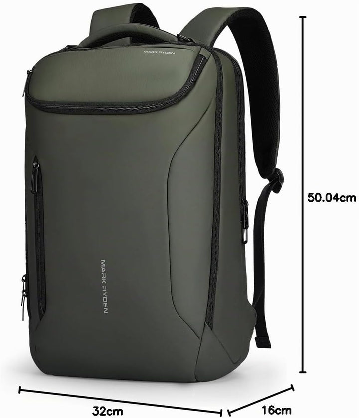 MARK RYDEN Grosse Kapazität Laptop Rucksack mit USB 17.3 Zoll/15.6 Zoll für Männer Multifunktionsruc