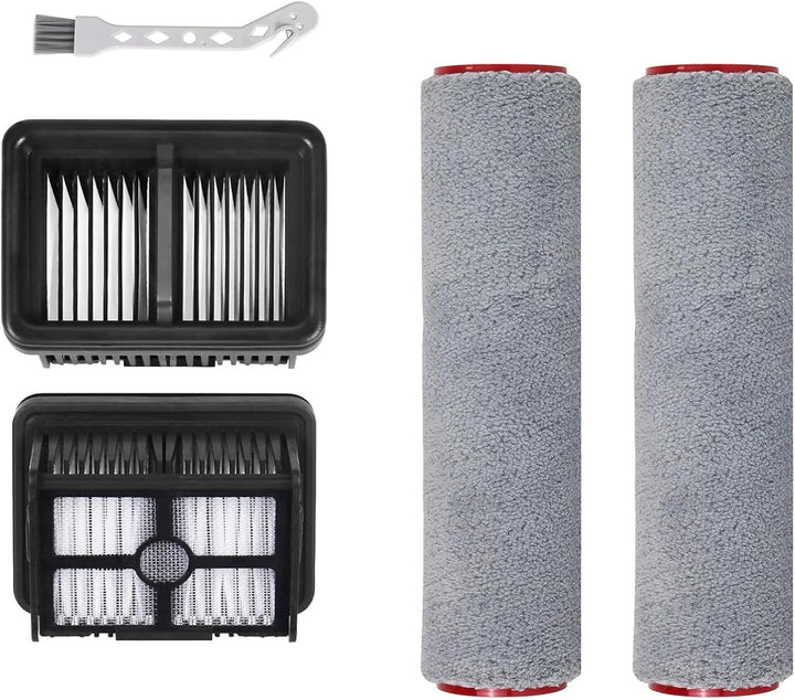Zubehör für Dreame H12 Pro FlexReach/H15 Pro Nass- und Trockensauger Ersatzteile, 2 Bürstenrolle + 1