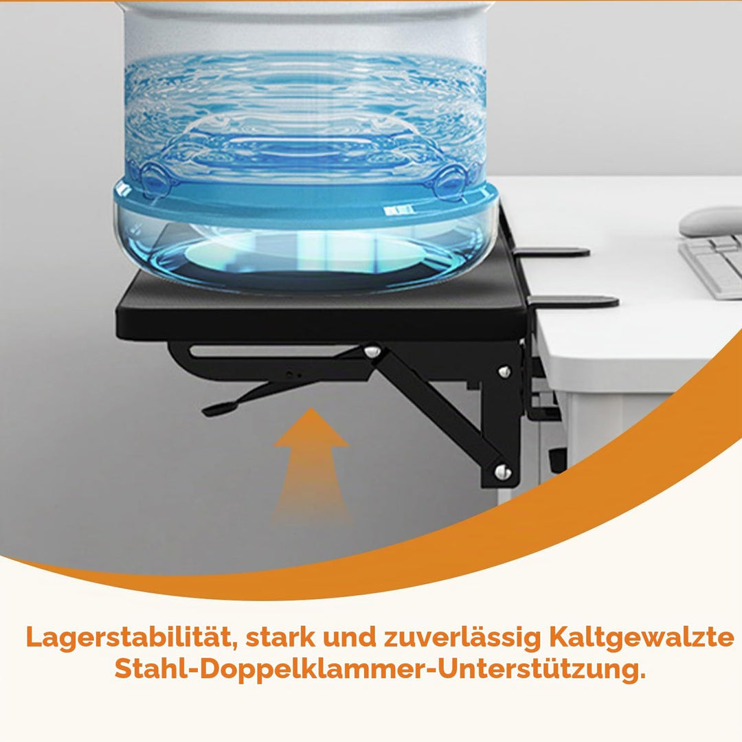 Ergonomische Schreibtischverlängerung, Computer Armlehne für den Schreibtisch, 90° Faltbare Handgele