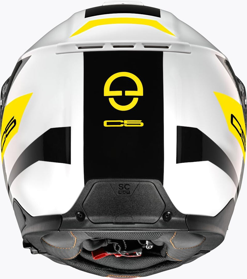 Schuberth C5 Eclipse Klapphelm (Yellow,XL (61)) XL 60/61 Eclipse Yellow, XL 60/61 Eclipse Yellow