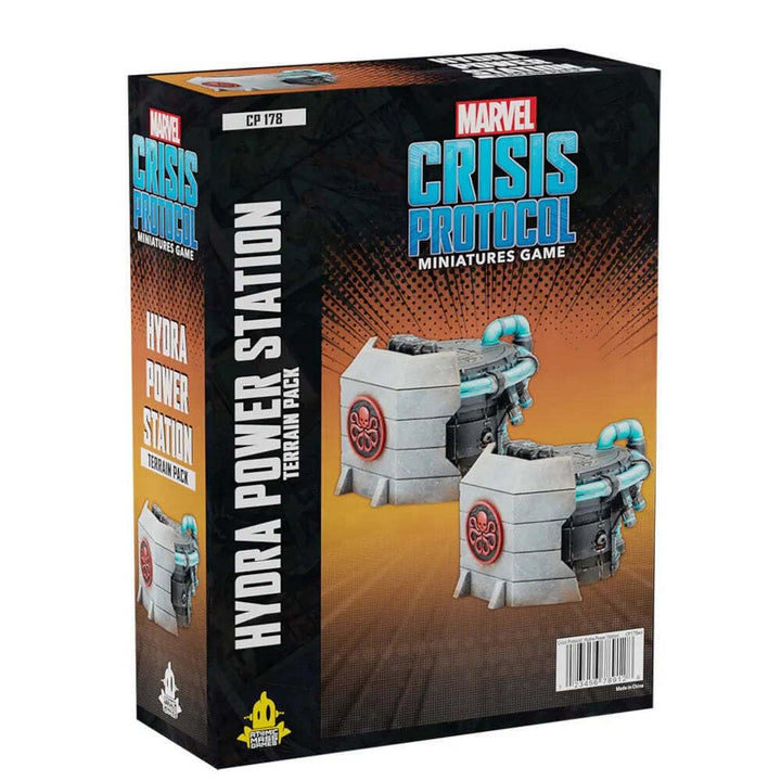 Atomic Mass Games Zubehör CP178EN Marvel Crisis Protocol: Hydra Power Station Terrain Pack-EN, Mehrf