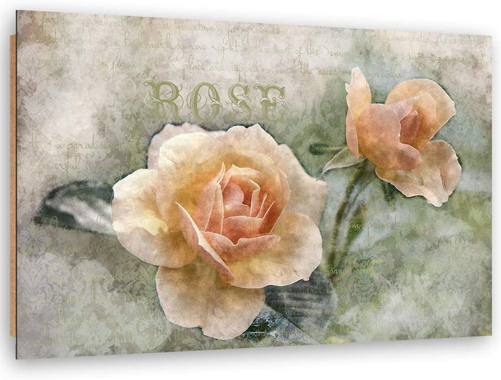 Feeby Dekobild Blume Deko Wand Kunstdruck Pflanze Orange 70x50 cm M14565 70x50 cm, M14565 70x50 cm